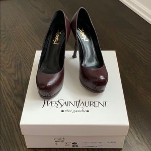 Yves Saint Laurent platform pumps
